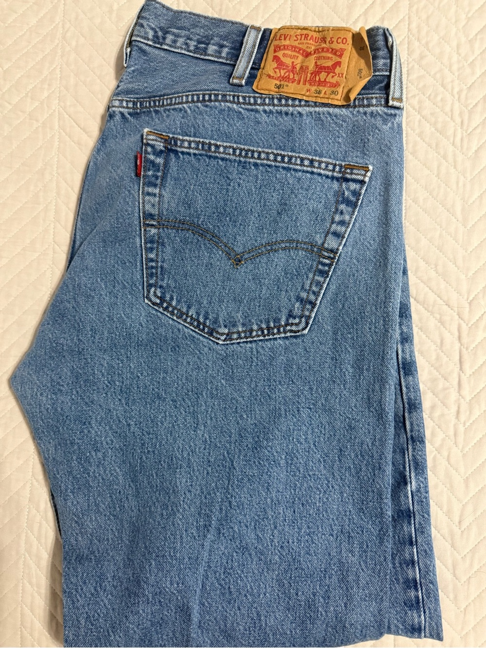 Signature by Levi Strauss Light Blue Straight Leg Jeans